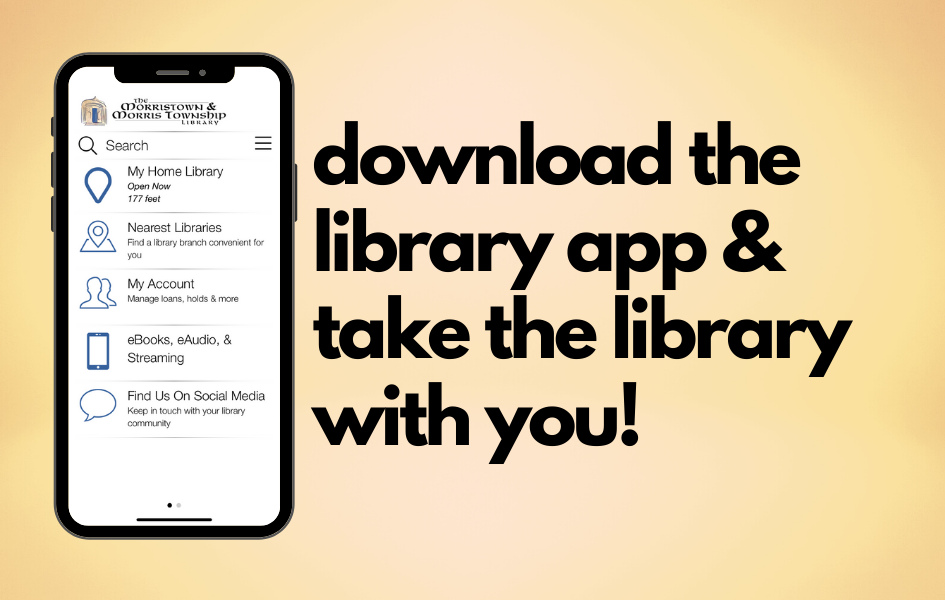 Download the library app & take the library with you!