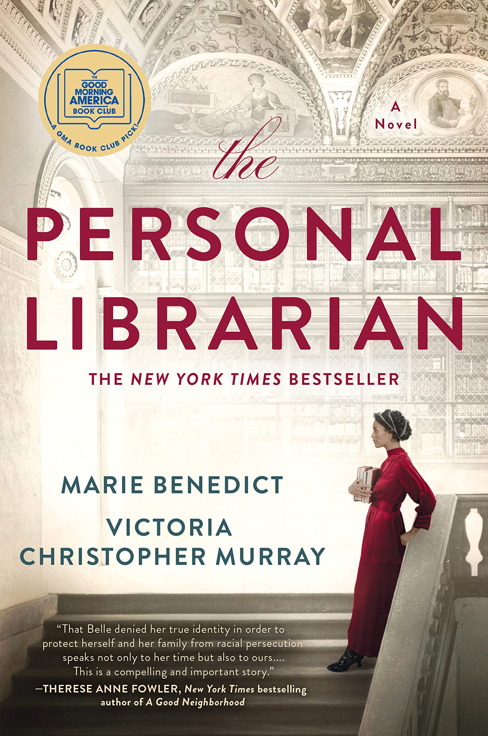 Book Cover: The Personal Librarian, by Marie Benedict and Victoria Christopher Murray