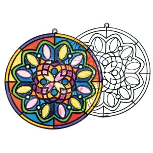 Teen Take & Make craft - Suncatcher Mandala