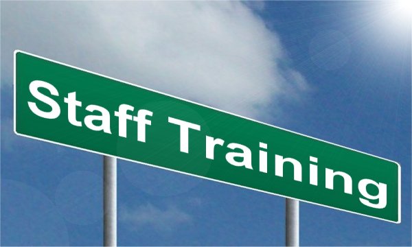 staff training street sign
