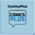 A button leading to the ComicsPlus kids page